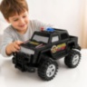 Mașină Off-Road Poliție Mare cu Inerție și Roți Mari (culoare aleatorie)