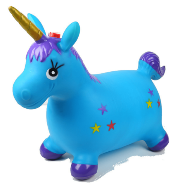 Unicorn Gonflabil cu Lumină și Sunet pentru Copii (culoare aleatorie) 