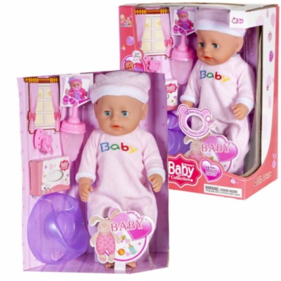 Bebelușul  la Oliță  Interactiv, cu 12 Sunete Realiste, Pampers, Oliță, Suzetă și Biberon | image