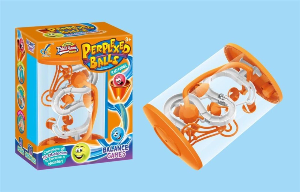 Joc Condu Bila în Labirintul cu 18 Obstacole, Perplexed Balls
