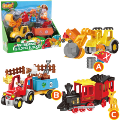 Set de Construcție Trenul cu Animale, 18 piese  | image