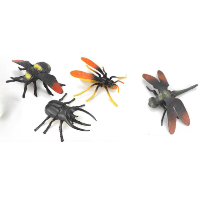 Set Figurine Insecte "Exploratorul Naturii" - 4 Bucăți