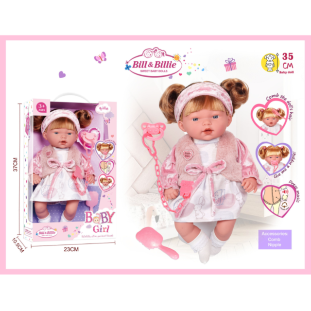 Păpușă Interactivă cu Sunete și Accesorii – Sweet Baby Doll