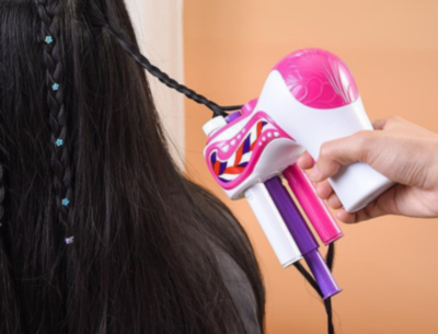 Dispozitiv Electric pentru Împletit Părul – Jucărie Creativă cu Accesorii Colorate | image