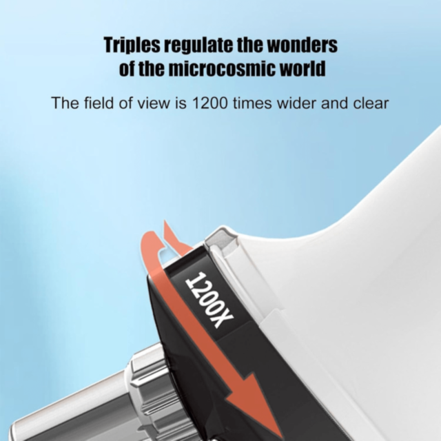 Microscop 1200X cu Lumină LED și Accesorii Educaționale