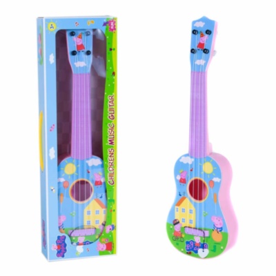 Chitară cu 4 Corzi  Purcelușa Peppa , 54cm | image