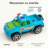 Mașină de poliție cu inerție, tip pickup, 17 cm