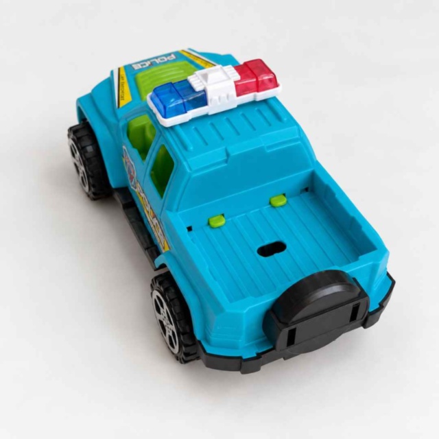 Mașină de poliție cu inerție, tip pickup, 17 cm