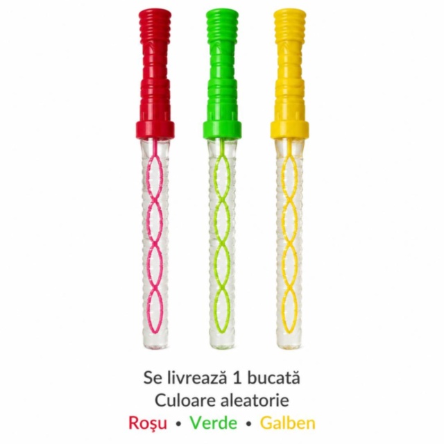 Baghetă pentru baloane de săpun 34cm, set 24 buc., pret 1 buc.