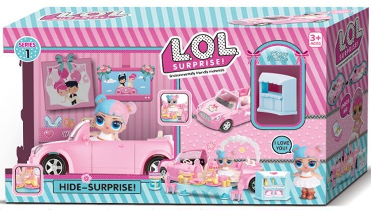 Mega Set Mașinuța LOL cu Accesorii