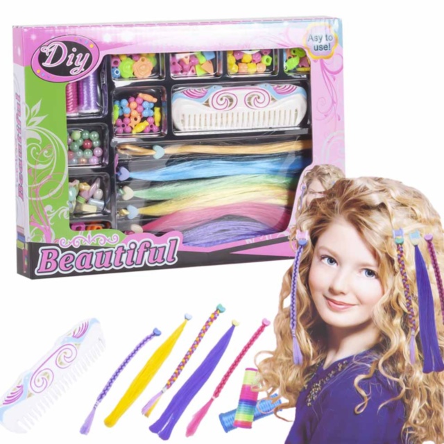 Set de Creat Șuvițe și Codițe Chic în Păr