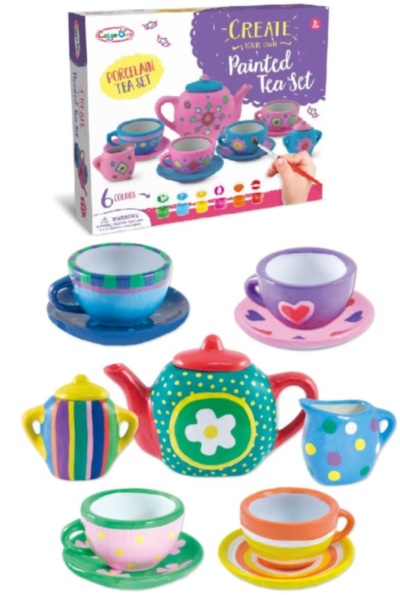 Set de Pictat Ceșcuțe din Porțelan cu 6 Culori  | image