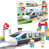 Tren de Călători, set de construcție 50 piese