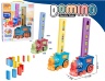Tren Domino cu 60 de Piese Colorate și Aranjare Automată