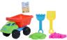 Camion cu 4 Accesorii de Nisip, 21cm