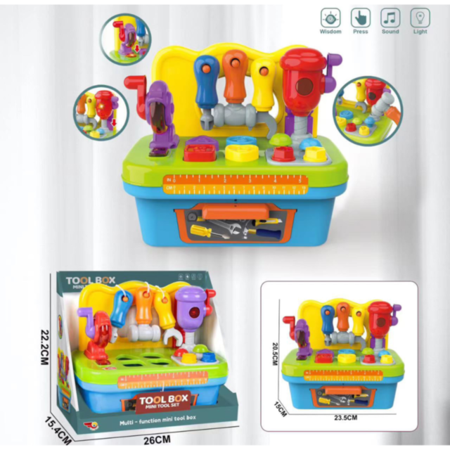 Set Atelier de Mici Meseriași cu Sunete și Lumini