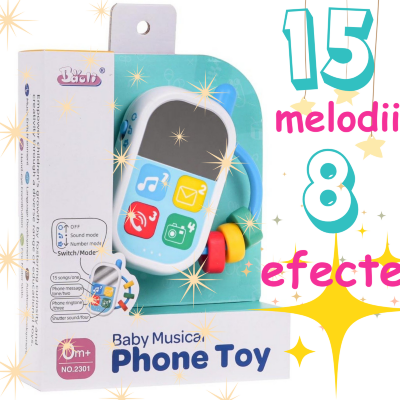 Telefon Muzical pentru Bebeluși – Jucărie Interactivă | image