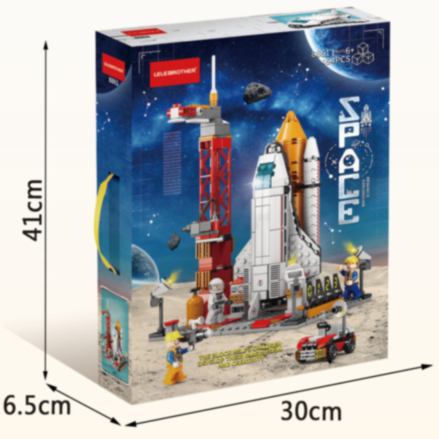 Set de Construcție Navetă Spațială cu Rachetă și Astronauți – 494 Piese