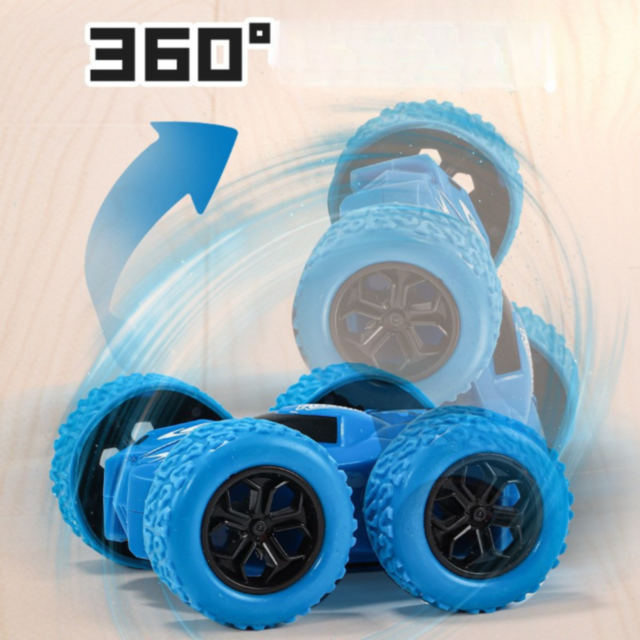 Mașinuță Inerțială Dublă cu Rotire 360° și Design Rezistent (culoare aleatorie)