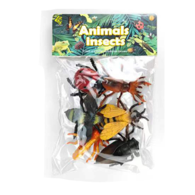 Set 6 insecte realiste din plastic – Modele aleatorii