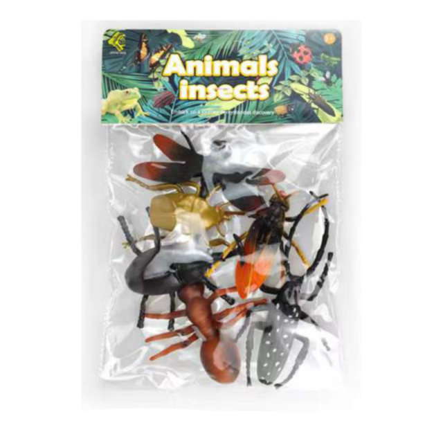 Set 6 insecte realiste din plastic – Modele aleatorii