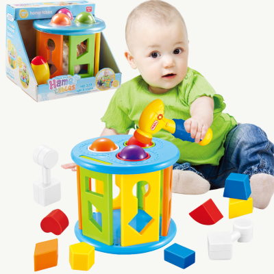 Masă interactivă cu ciocan muzical și forme educative pentru copii | image