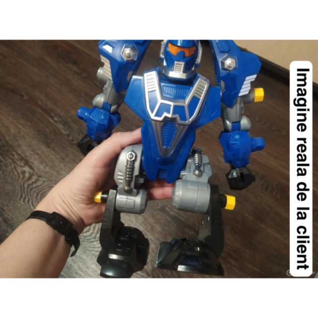 Robot Transformabil 2 în 1, Cu Șurubelniță Electrică, Joc de Construcție pentru Copii 