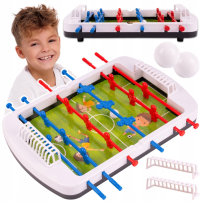 Joc de Fotbal de Masă pentru Copii – Mini Teren cu Jucători și 2 Mingi | image