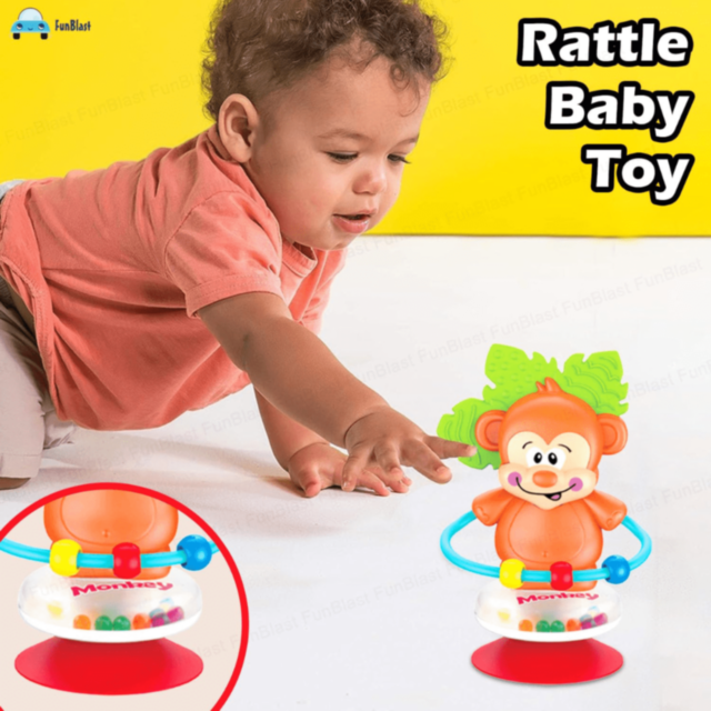 Maimuțică Zornăitoare cu Ventuză