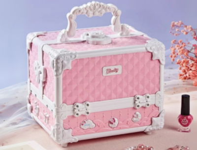 Set Machiaj Copii Valiză Roz cu Accesorii | image