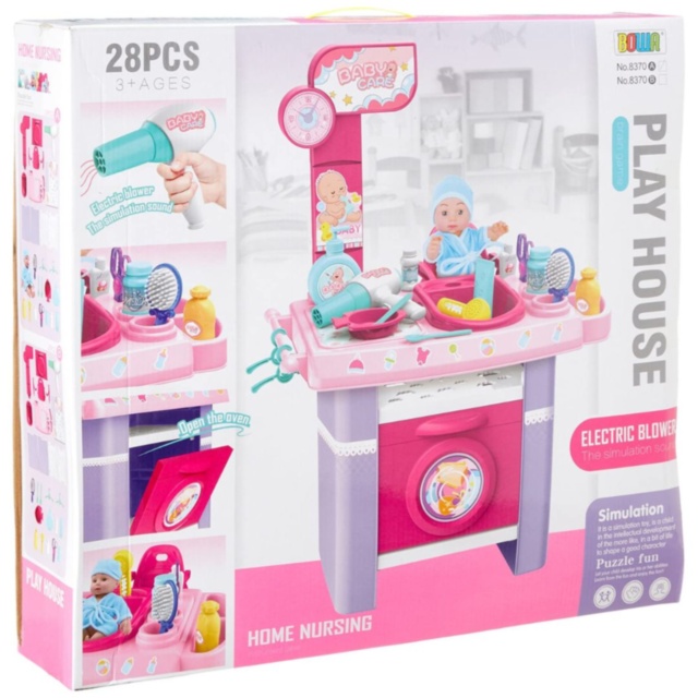 Set Baby Care De Jucărie cu Accesorii Complete