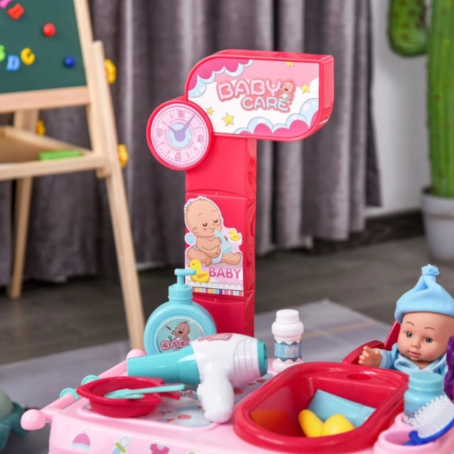 Set Baby Care De Jucărie cu Accesorii Complete