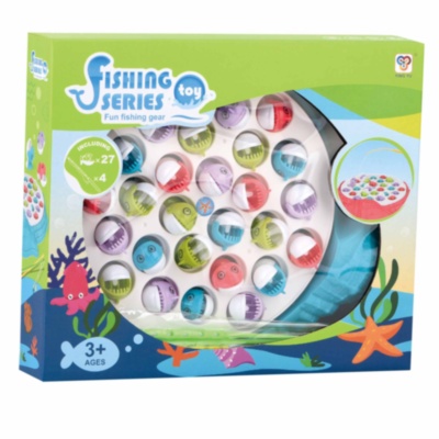 Joc de Pescuit Electric, cu 4 undițe și 27 de pestisori | image