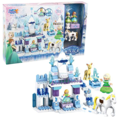 Castelul Strălucitor de Gheață al Elsei, set construcție 82 detalii | image