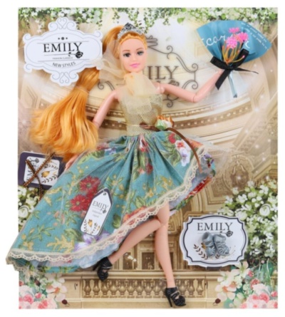 Păpușa Emily cu Buchet, 30cm | image