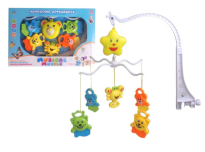 Caruselul Muzical pentru Pătuc cu Jucării (mecanic)  | image