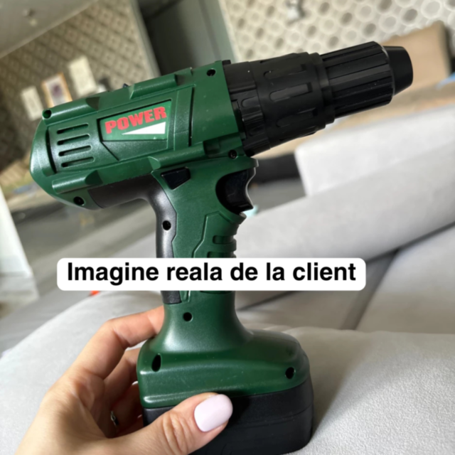 Bormașină electrică de jucărie cu 3 capete interschimbabile