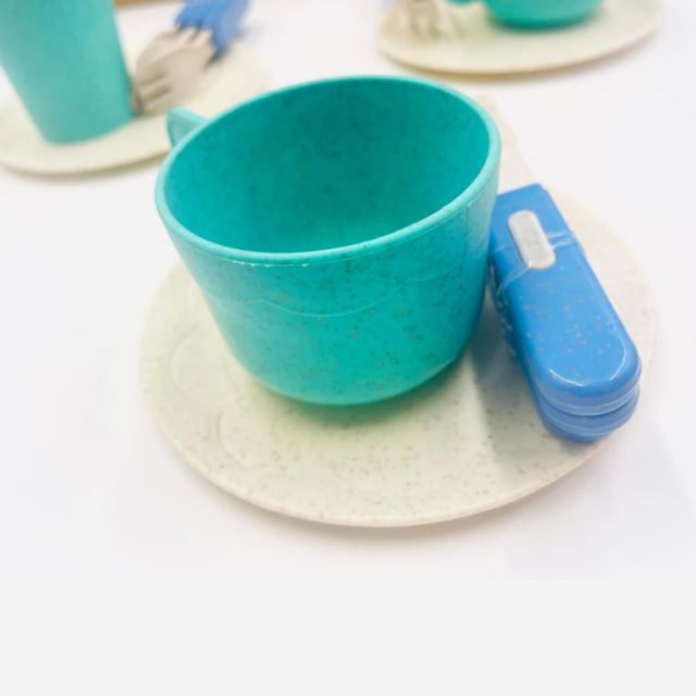 Set de Bucătărie pentru Copii din Material Organic pe Bază de Grâu