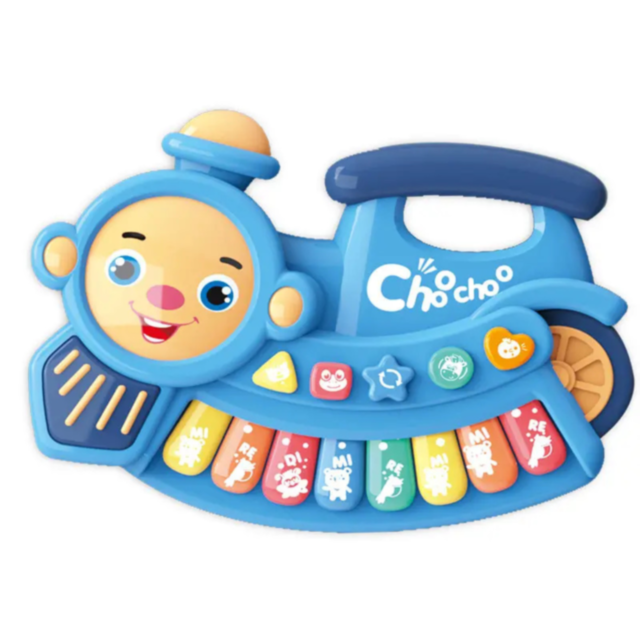 Trenuleț Muzical „Chocho” – Jucărie Interactivă pentru Dezvoltarea Copiilor