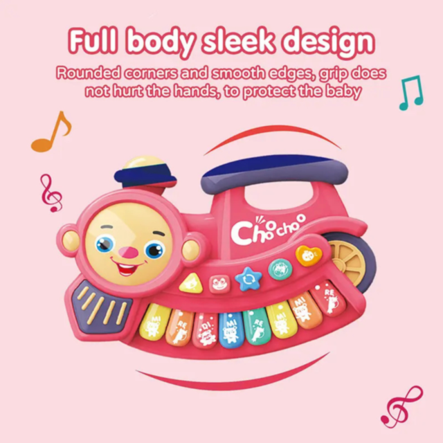 Trenuleț Muzical „Chocho” – Jucărie Interactivă pentru Dezvoltarea Copiilor