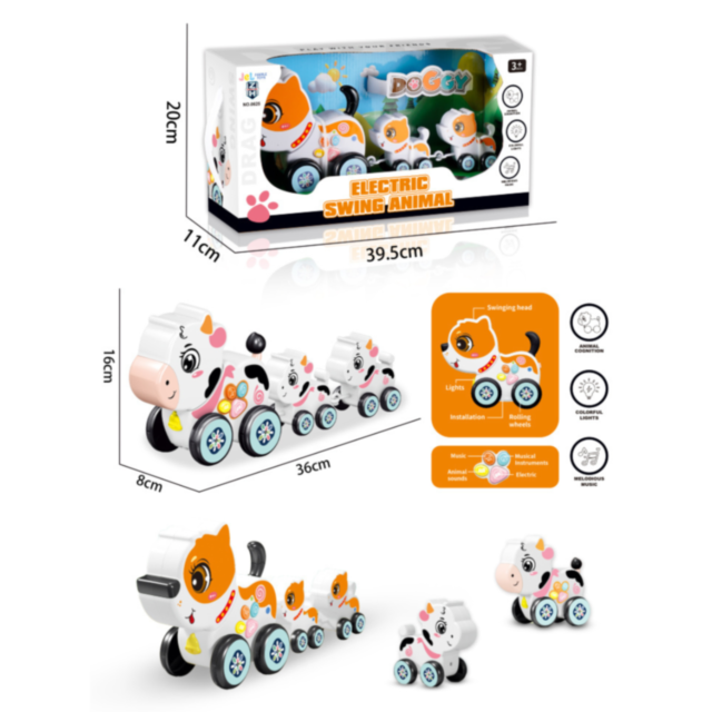 Cățelușul Muzical Interactiv cu Lumină și Sunete