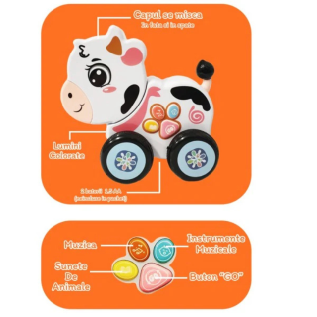 Cățelușul Muzical Interactiv cu Lumină și Sunete