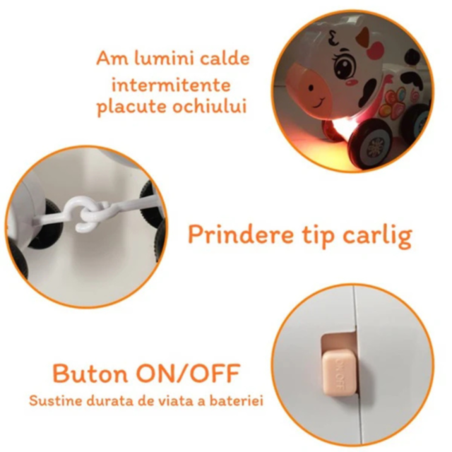 Cățelușul Muzical Interactiv cu Lumină și Sunete