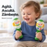Set două maracas pentru copii, cu muzică și lumini