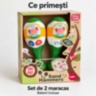 Set două maracas pentru copii, cu muzică și lumini