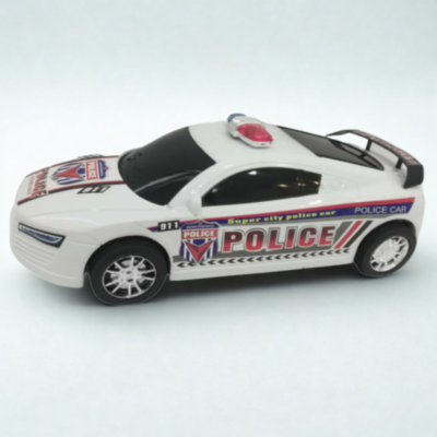 Mașină de Poliție City Police cu Roți Libere (culoare aleatorie) | image