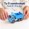 Puzzle 3D camion basculant din spumă EPS pentru copii