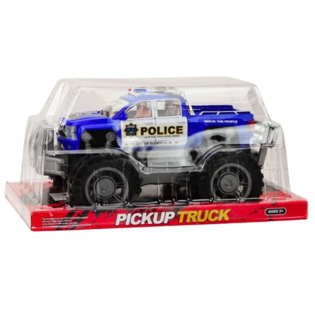 Pickup de Poliție Off-Road cu Roți Mari (culoare aleatorie) 