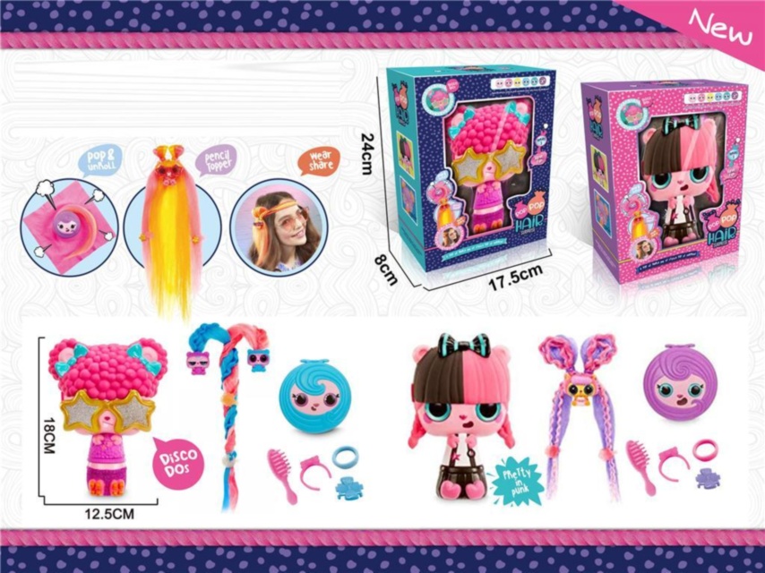 Figurina Surpriză Pop Pop Hair Surprise