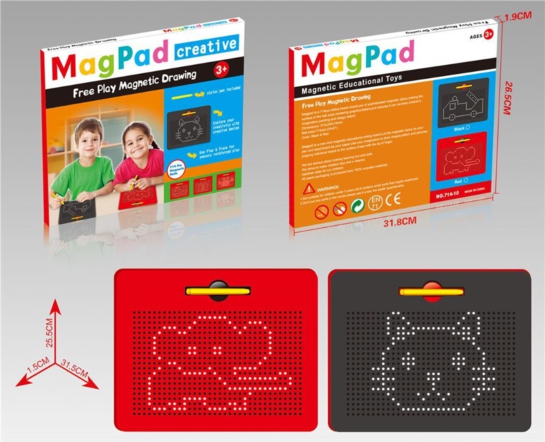 Tabla de Desen cu Bile și Creion Magnetic Magnepad